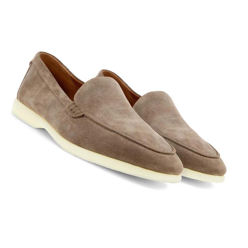 Men's Ecco Citytray Lite Slip-on Moccasins Brown | USA 576OKI